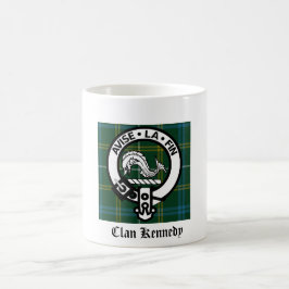 Klan Kennedy Vapensköld Tartan Kaffemugg
