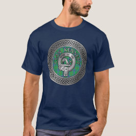 Klan Kennedy Vapensköld & Tartan Knot T Shirt