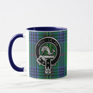 Klan Kennedy Vapensköld & Tartan Mugg