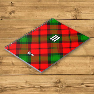 Klan Kerr Tartan Anteckningsbok
