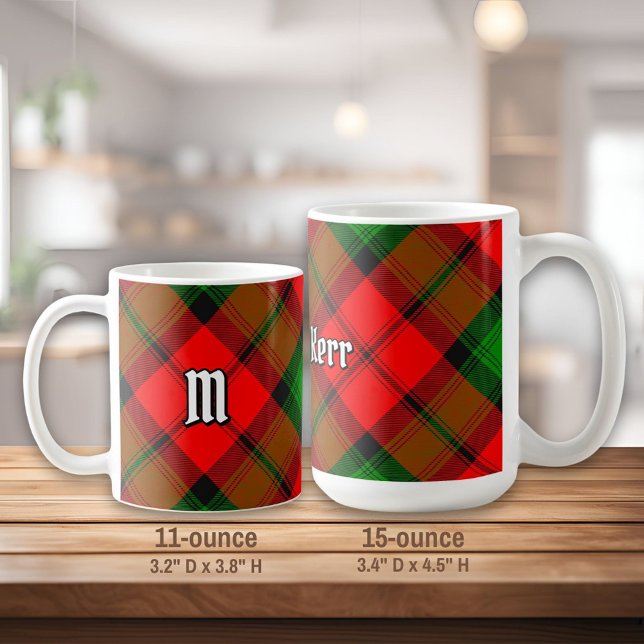 Klan Kerr Tartan Kaffemugg (Skapare uppladdad)