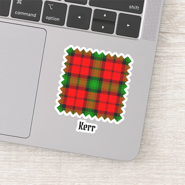 Klan Kerr Tartan Klistermärken (Detalj)