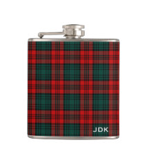 Klan Kerr Tartan Monogrammed