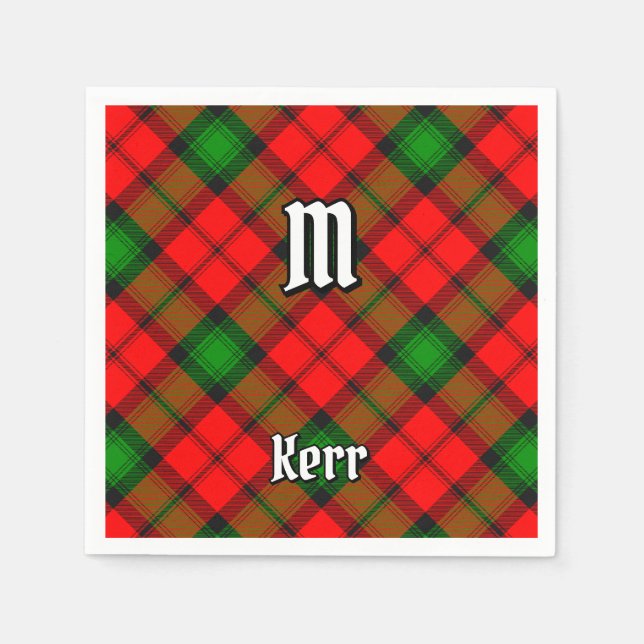 Klan Kerr Tartan Pappersservett (Framsidan)