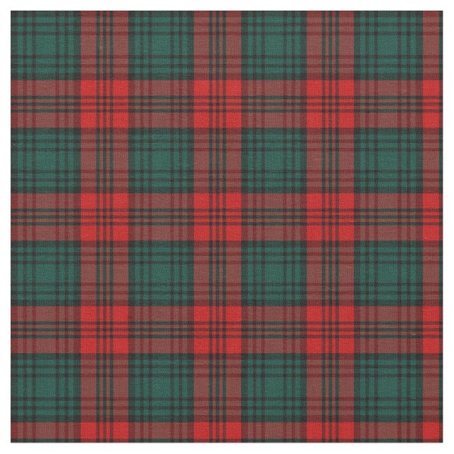 Klan Kerr Tartan Tyg (Närbild)