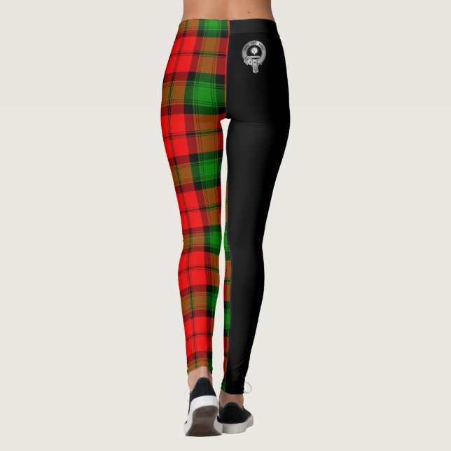 Klan Kerr-Vapensköld och Tartan Leggings (Baksida)