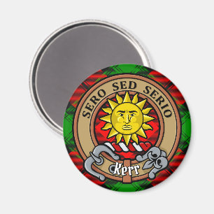 Klan Kerr-Vapensköld över Tartan Magnet