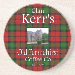 Klan Kerr's Old Ferniehirst Coffee Co. Underlägg Sandsten