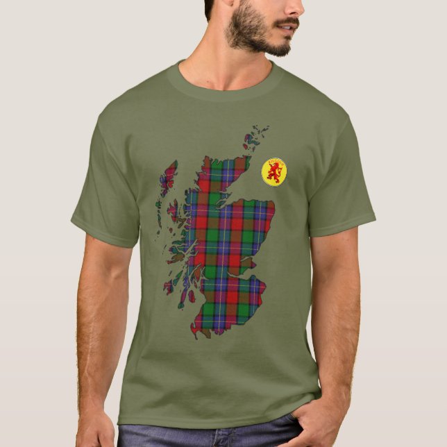 Klan Kilgour [EDIT] Tartan Karta T Shirt (Framsida)