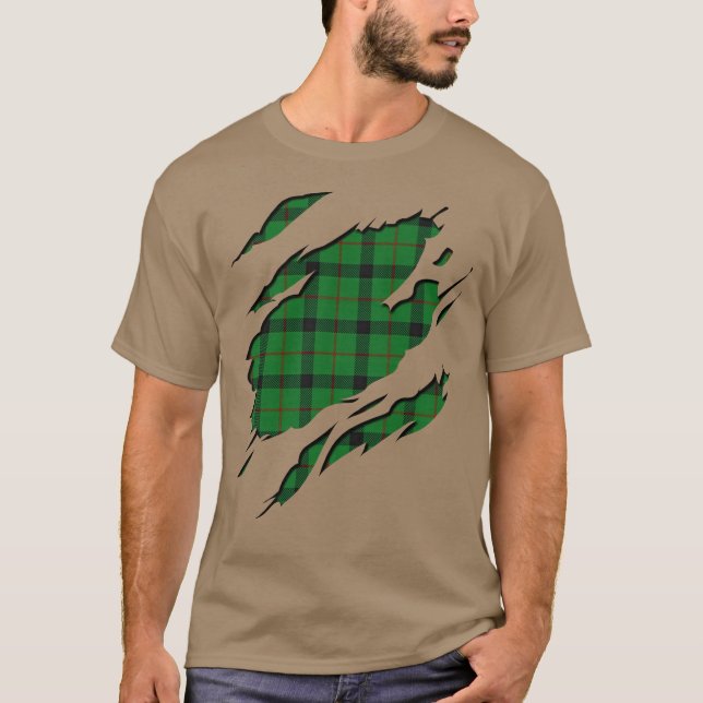 Klan Kincaid Tartan Play Effects T Shirt (Framsida)