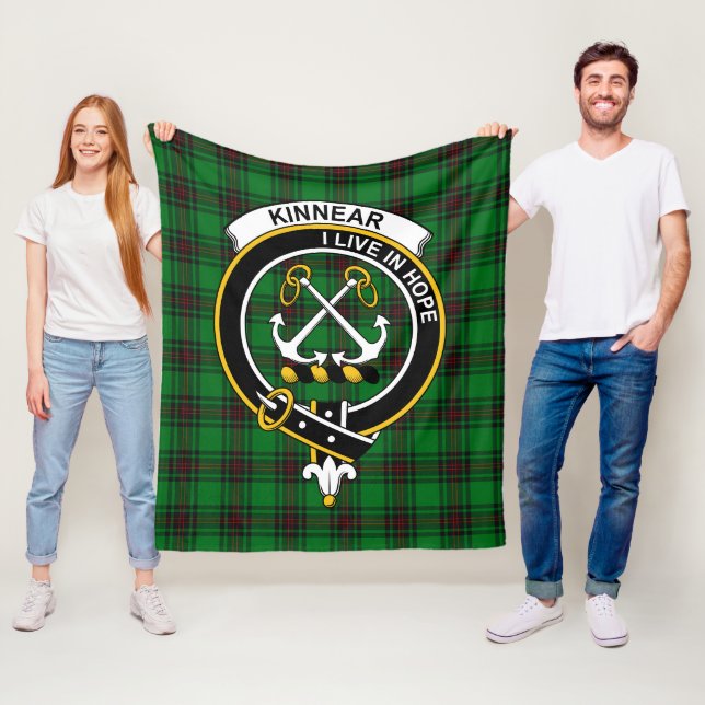 Klan Kinnear Tartan Play Fleecefilt (På plats)