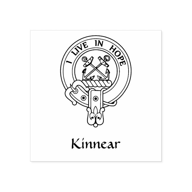 Klan Kinnear Vapensköld Stämpel (Tryck)