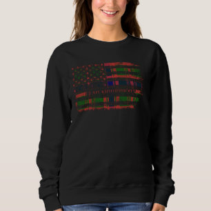 Klan Kinninmont Scottish tartan US flagga kilt Sco T Shirt