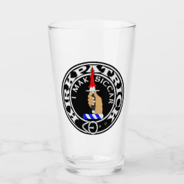 Klan Kirkpatrick ’I MAK SICCAR’ 16oz Glass Tumbler Glaskopp