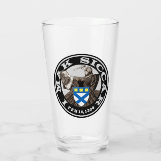 Klan Kirkpatrick "I MAK SICCAR" Glass Tumbler Glaskopp