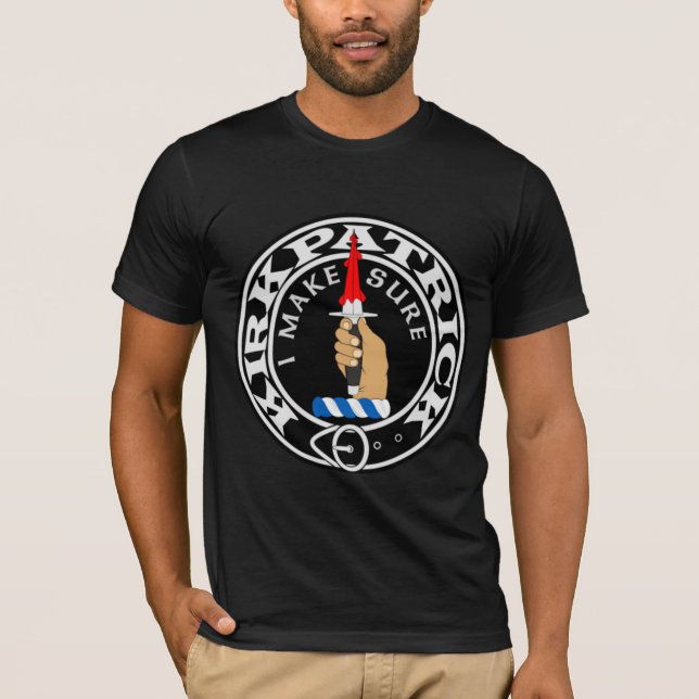 Klan Kirkpatrick "JAG GÖR SÄKERHET!" T-shirt (Framsida)