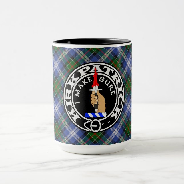 Klan Kirkpatrick Society tartan mugg (Center)