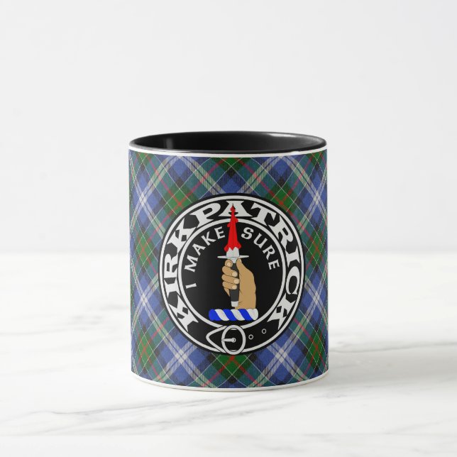 Klan Kirkpatrick Society tartan mugg (Center)
