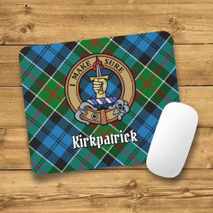 Klan Kirkpatrick Vapensköld över Tartan Musmatta