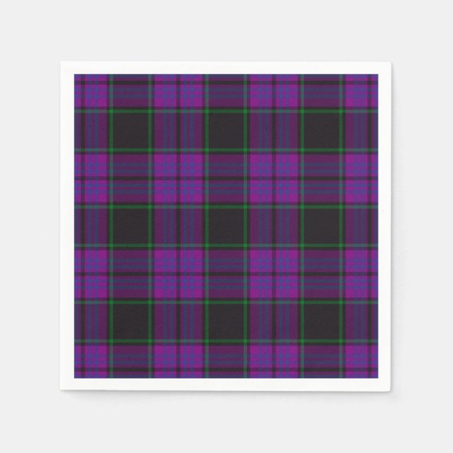 Klan Laird Tartan Pappersservett (Framsidan)