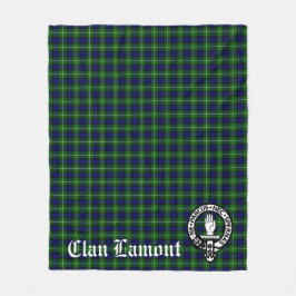 Klan Lamont Tartan Fleecefilt