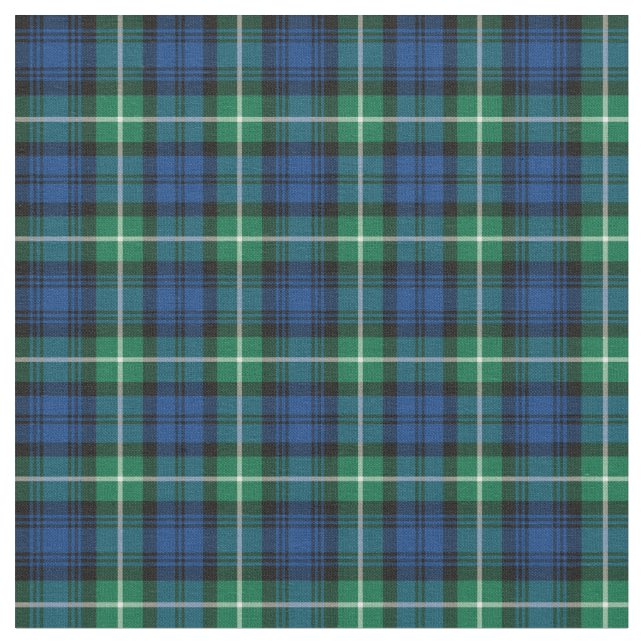 Klan Lamont Tartan Tyg (Närbild)
