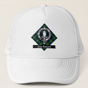 Klan Lamont Vapensköld Badge & Tartan Keps