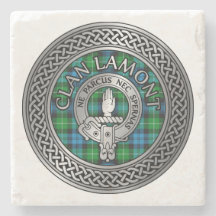 Klan Lamont Vapensköld & Tartan Knot