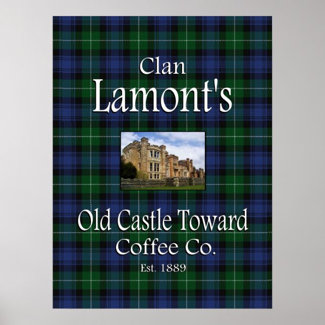 Klan Lamont's Old Castle Toward Coffee Co. Poster (Framsidan)