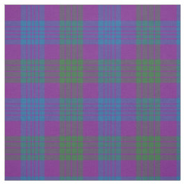 Klan Lang Tartan Lila, Grönt och Blue Play Tyg