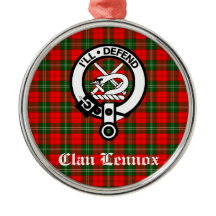 Klan Lennox Vapensköld Badge & Tartan