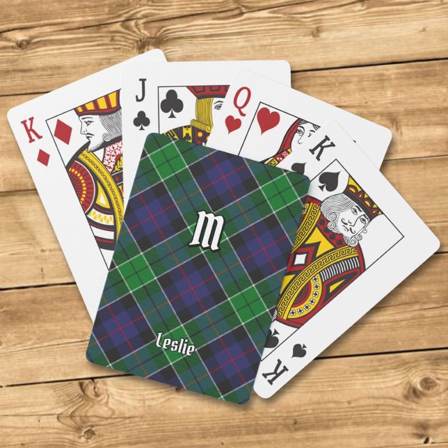 Klan Leslie Hunting Tartan Casinokort (Skapare uppladdad)