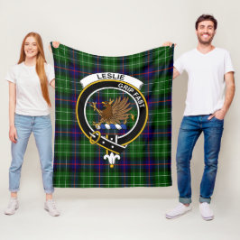 Klan Leslie Hunting Tartan Play Fleecefilt