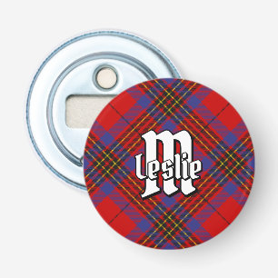 Klan Leslie Red Tartan Flasköppnare