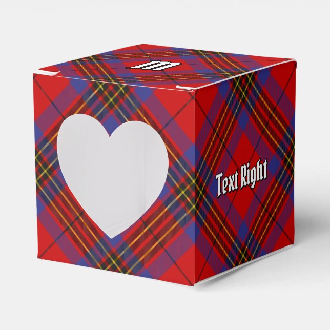 Klan Leslie Red Tartan Presentaskar (Framsidan Sidan)