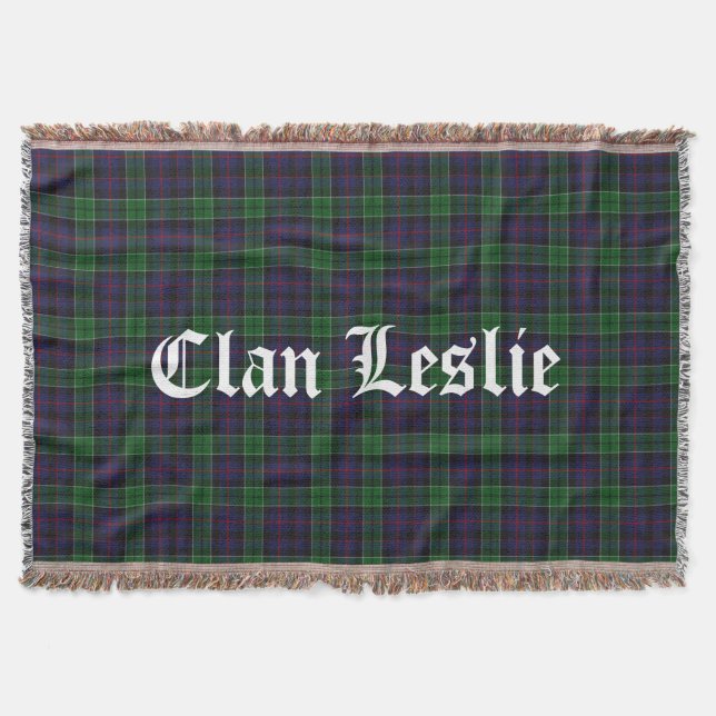 Klan Leslie Tartan Throw Mysfilt (Framsidan)