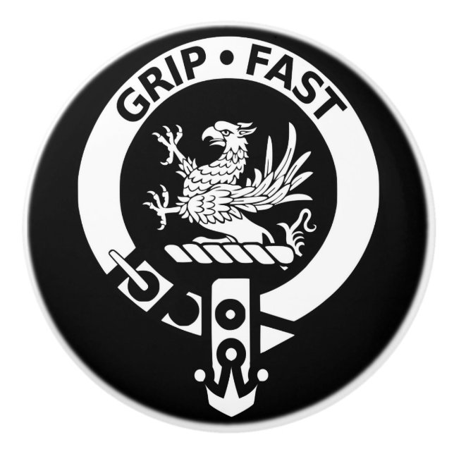 Klan Leslie Vapensköld Badge Drawer Pulls Knopp (Framsidan)