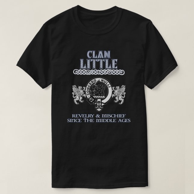 Klan Little vapensköld Scottish klans Scottish Sur T Shirt (Design framsida)
