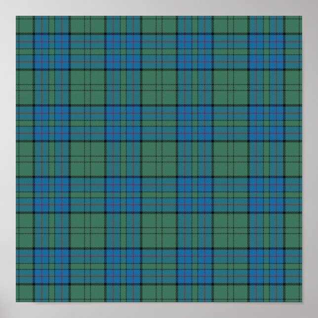 Klan Lockhart Tartan - Digital Download Poster (Framsidan)