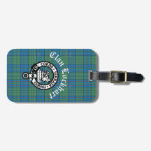 Klan Lockhart Vapensköld Badge & Tartan