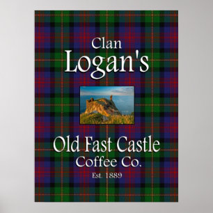 Klan Logan's Old Fast Castle Coffee Co. Poster
