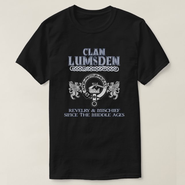 Klan Lumsden vapensköld Scottish klans Scottish Su T Shirt (Design framsida)