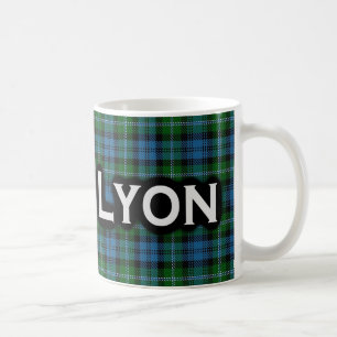 Klan Lyon Tartan Scottish Kaffemugg