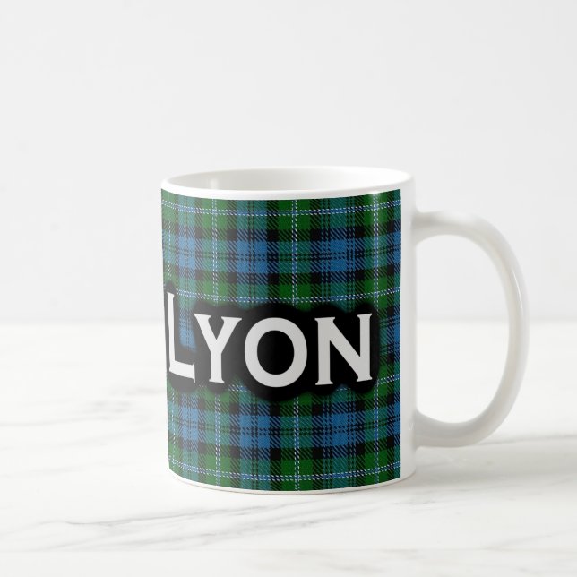 Klan Lyon Tartan Scottish Kaffemugg (Höger)