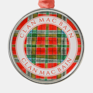 KLAN MAC BAIN Premium Round Ornament