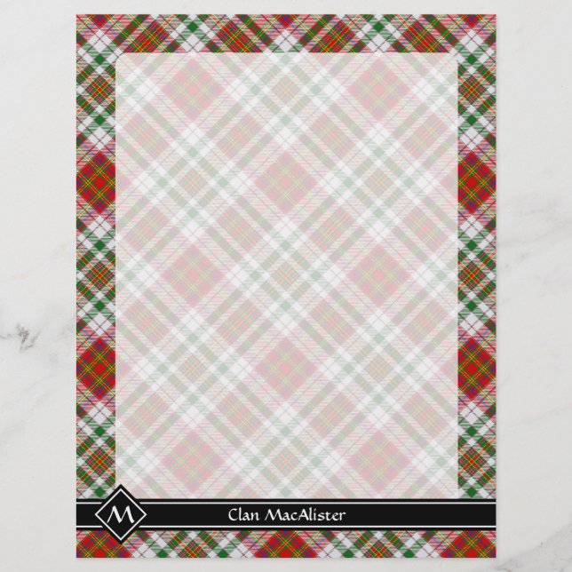 Klan MacAlister Dress Tartan Flyer (Framsidan)
