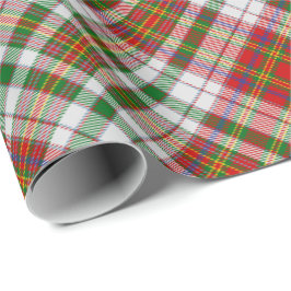 Klan MacAlister Dress Tartan Wrapping Papper Presentpapper