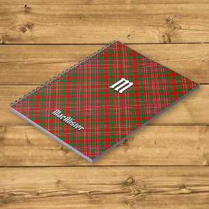 Klan MacAlister Tartan-anteckningsbok Anteckningsbok