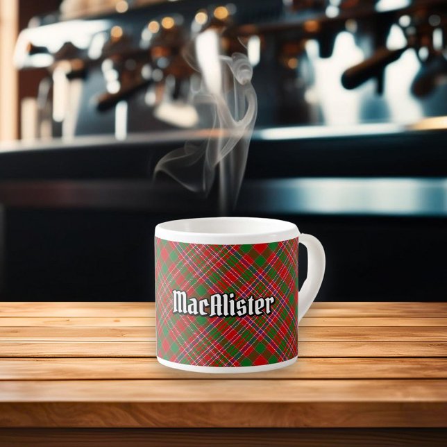 Klan MacAlister Tartan Espresso Kopp Espressomugg (Skapare uppladdad)