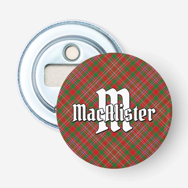 Klan MacAlister Tartan Flasköppnare (Framsidan)